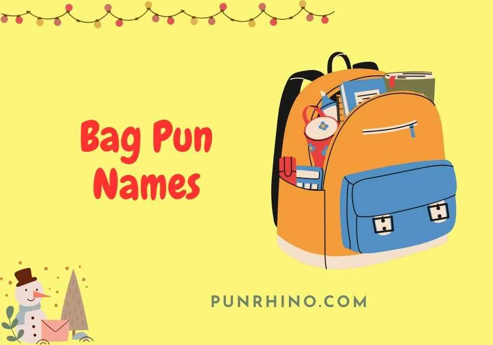 Bag Pun Names