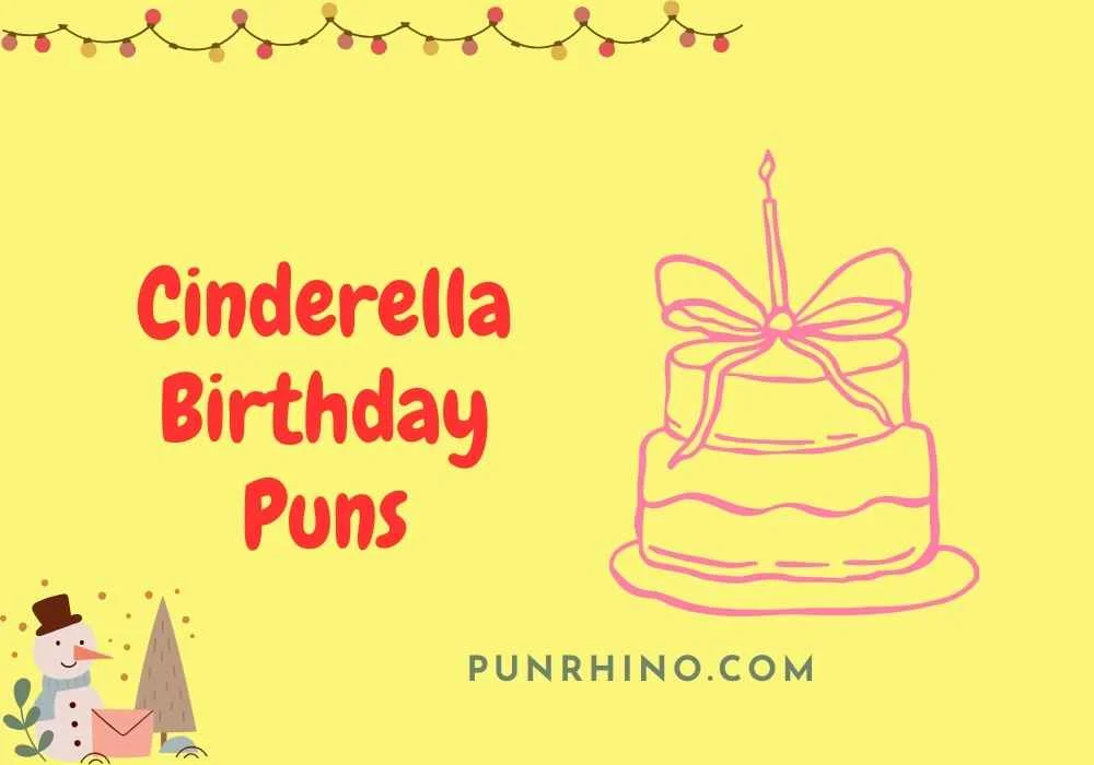 Cinderella Birthday Puns