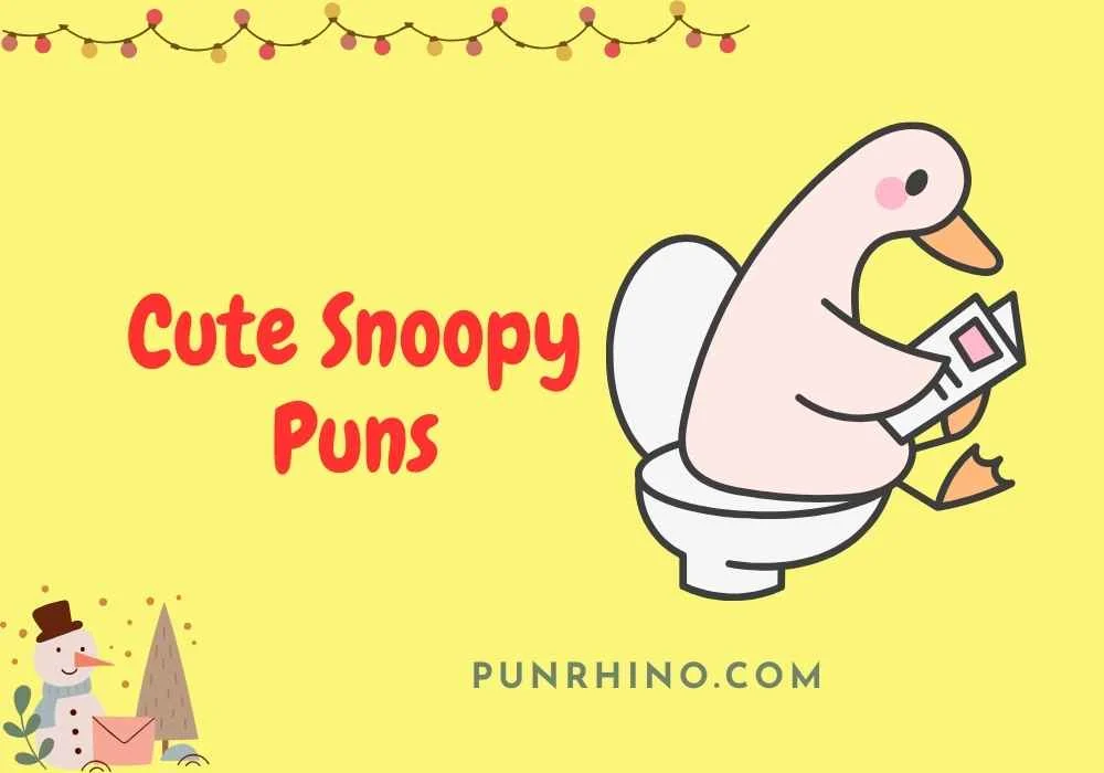Cute Snoopy Puns