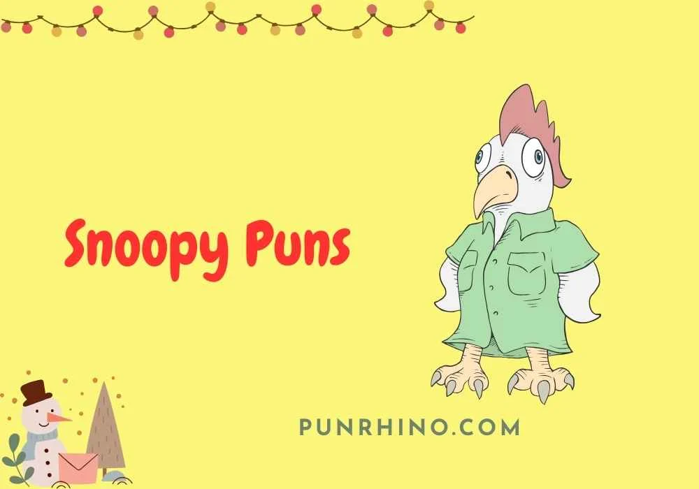 Snoopy Puns