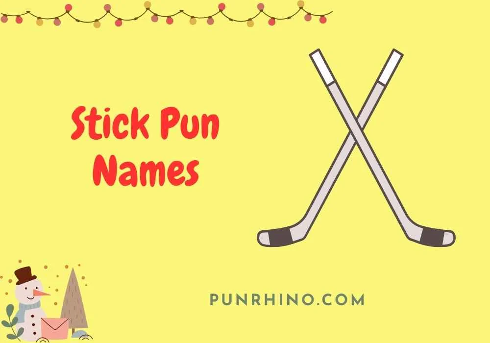 Stick Pun Names