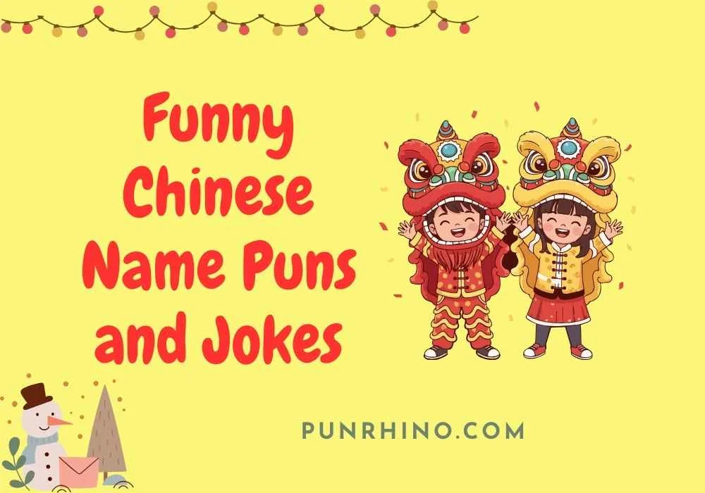 Funny Chinese Name Puns and Jokes