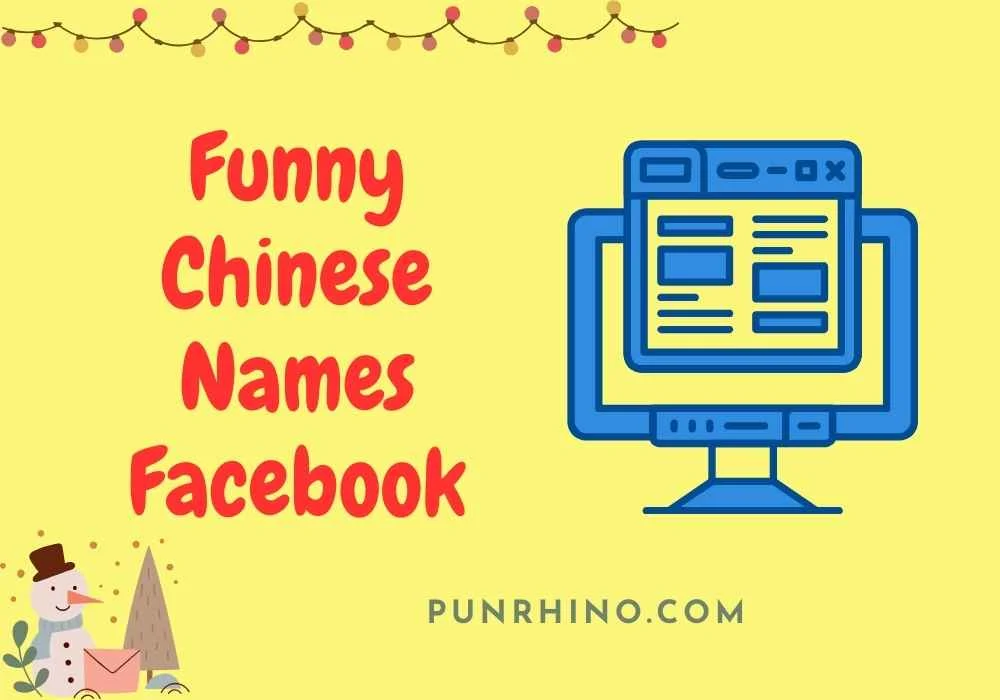 Funny Chinese Names Facebook