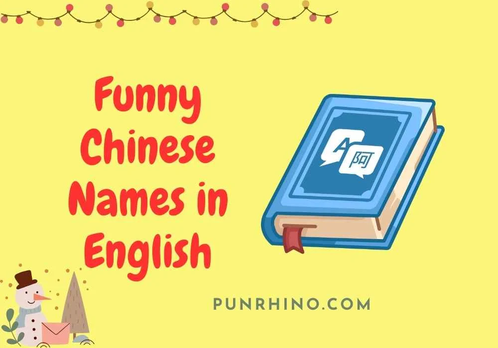Funny Chinese Names in English