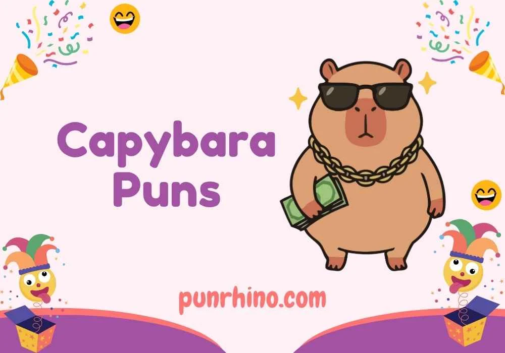 Capybara Puns