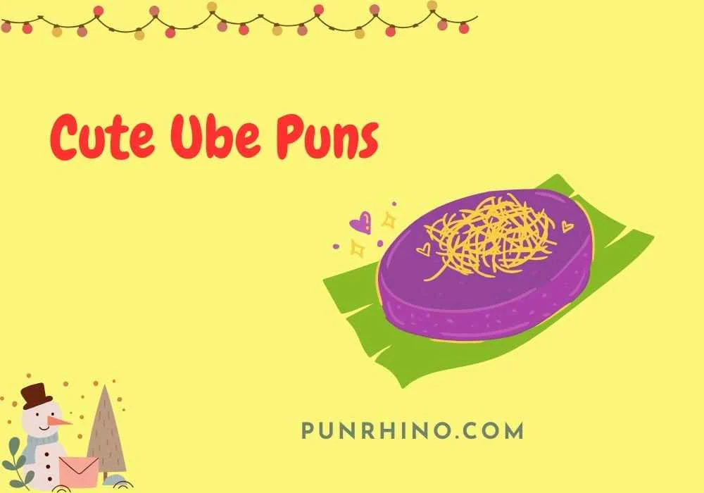 Cute Ube Puns