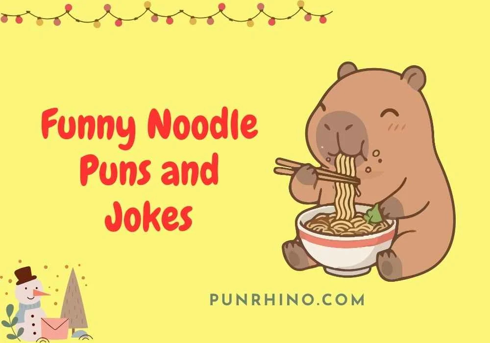 Funny Noodle Puns and Jokes