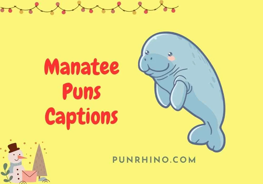 Manatee Puns Captions