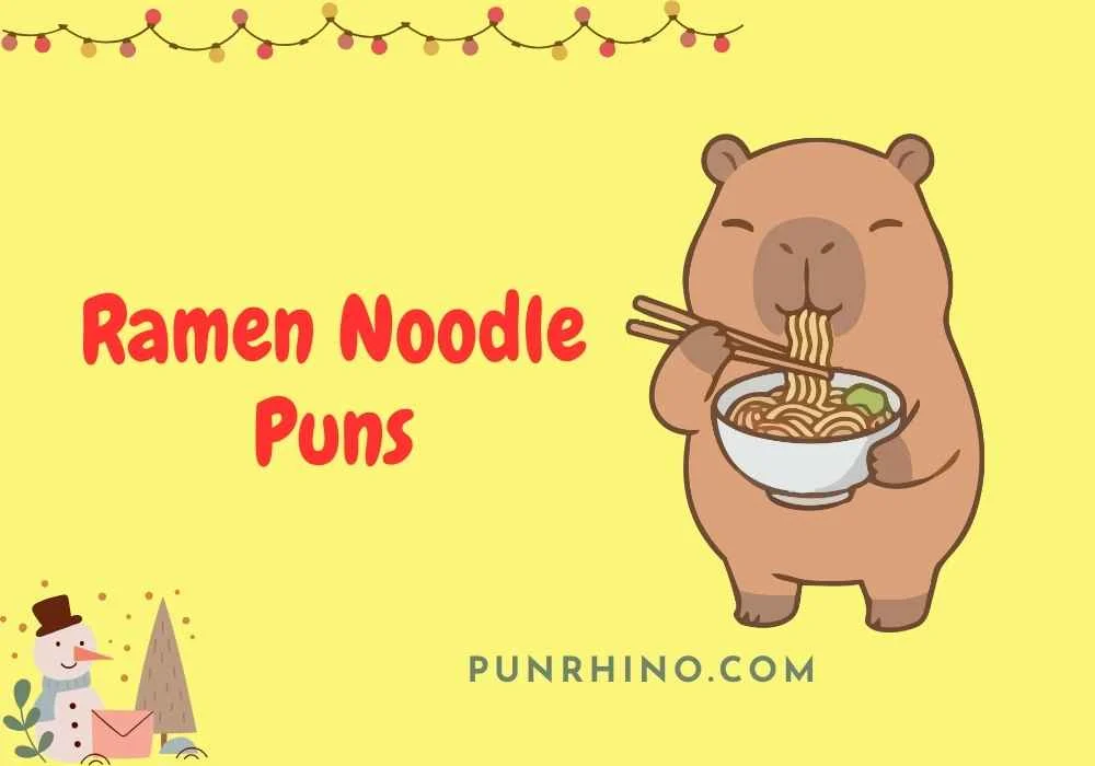 Ramen Noodle Puns