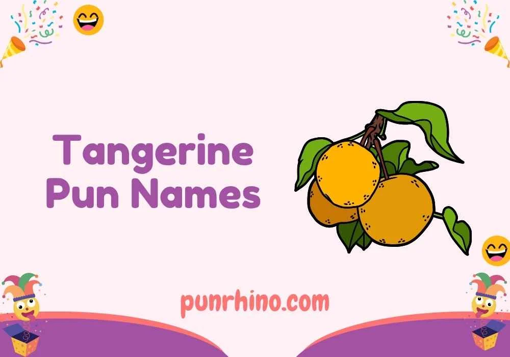 Tangerine Pun Names